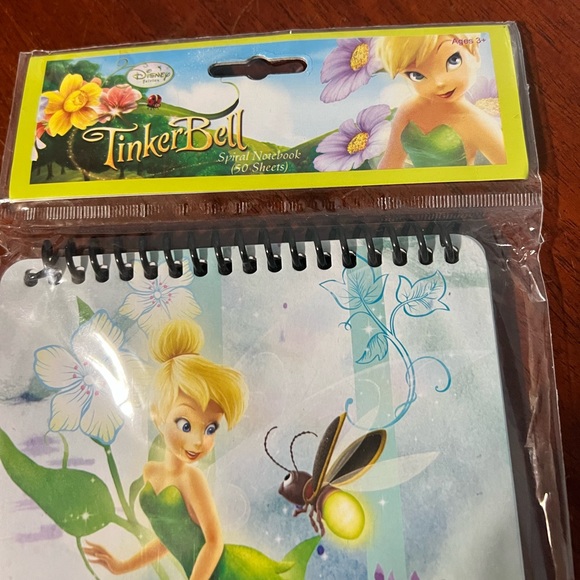 Disney Tinkerbell Fairies Mini Spiral Notebook 2009 New Sealed - Picture 8 of 16